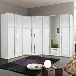 Inside 75 Armoire d'angle KROOS blanc brillant 