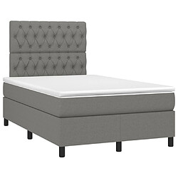 Avis Sommier à lattes,Cadre à lattes de lit et matelas et LED pour Adulte Gris foncé 120x200 cm -MN88739