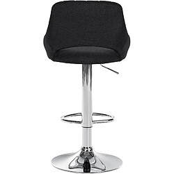 Acheter Non Tabouret de bar Milet tissu chromé