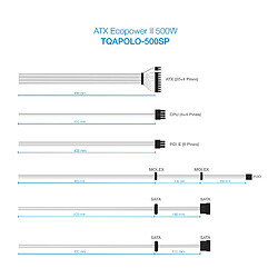 TooQ TQAPOLO-500SP power supply unit pas cher