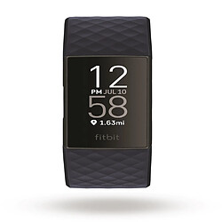 Fitbit Charge 4 Bracelet connecté Noir, Bleu - Reconditionné