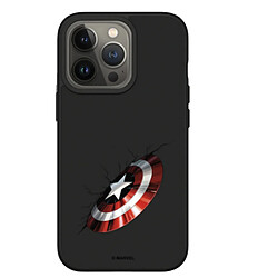 RhinoShield Coque Compatible avec [iPhone 13 Pro] SolidSuit - Coque Fine Licence Officielle Marvel avec Technologie Absorption des Chocs - Captain America's Shield 