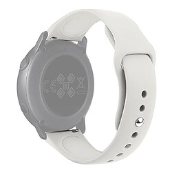 Acheter Wewoo Bracelet pour montre connectée Galaxy Watch Active 2 Smart couleur unie de poignet en siliconeTaille S Abricot