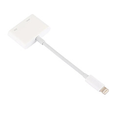 Wewoo Pour iPhone X et 8 7, 8 Plus 7 plus, 6 6s, 6 Plus 6s plus Adaptateur de câble numérique de HDMI de Lightning à AV HDMI / HDTV,