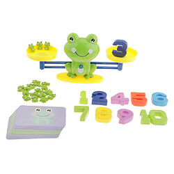 Math Game Toys - Frog Numbers Balance Game Jouet Éducatif Apprentissage Vert