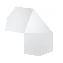 Luminaire Center Applique murale TRE acier blanc 2 ampoules Matériau : acier  Coloris : blanc   Dimensions en Cm : 32 x 30 x 7  Nombre d'ampoules : 2  Type d'ampoule : G9  Puissance en Watts (W) : 40  Ampoules incluses