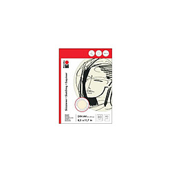 Marabu Bloc esquisse, format A4, 90 g/m2, 80 pages () 