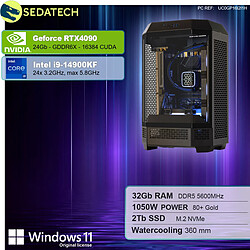 Sedatech PC Gamer Pro V360 • Intel i9-14900KF • RTX4090 • 32Go DDR5 • 2To SSD M.2 • Windows 11