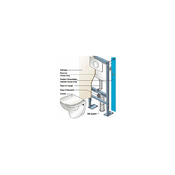 Bâtisupport autoportant Geberit Duofix étroit réservoir Sigma