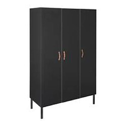 Schardt Armoire 3 portes Melody Noir