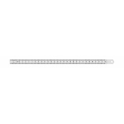 Metrica 24053 Règle inox flexible 250 mm mm/mm