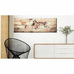 Paris Prix Tableau Imprimé World Maps : Map of Dreams 40 x 120 cm