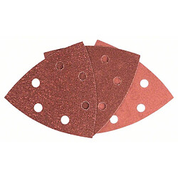 Bosch Set de 25 feuilles abrasives pour ponceuse Delta, grain 60, 120, 240 