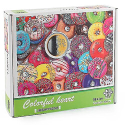 Universal Donut Puzzle de puzzle, 1000 PCS Puzzle de décompression pédagogique, décoration murale pas cher