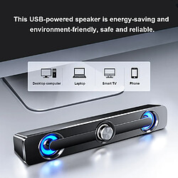 Universal V111 3.5mm câble haut-parleur stéréo ultra-bas haut-parleur d'ordinateur 3W alimenté par USB enceinte de bureau boîte stéréo 3D ordinateur TV MP3 | haut-parleur portable (blanc)