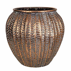 Cache-pot Alexandra House Living Doré Fer 35 x 32 x 35 cm 