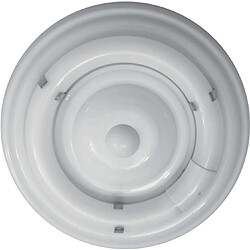 Plafonnier rond CIRCE 1xG10q T9 circ. H9xP.28cm Blanc Réf:CIR22 CHBR