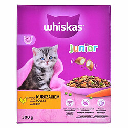 Aliments pour chat Whiskas Junior Poulet 300 g