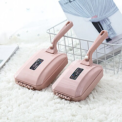 Wewoo Brosse à deux rangées de pinceaux 2 PCS Carpet Sweeper Brush Canapé-lit Débris de poils d'animaux miettes de nettoyage nettoyant rouleau d'outils de nettoyagelivraison de couleurs aléatoires pas cher