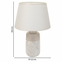 Avis Lampe de bureau Alexandra House Living Argent Céramique 12 x 30 x 12 cm