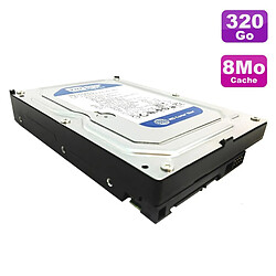 Disque Dur 320Go SATA 3.5" Western Digital Caviar Blue WD3200AAJS-07M0A0 7200 8Mo · Occasion 