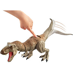 Jurassic World Grande figurine T-Rex Morsure et Combat, avec tête et queue articulées, emballage fermé, jouet pour enfant, GNH34