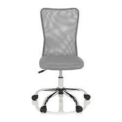 Chaise de bureau pour enfant KIDDY NET I Tissu maille gris hjh OFFICE