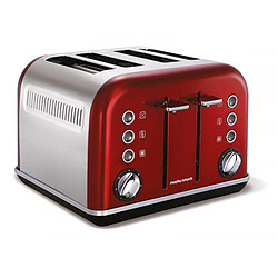 Grille pain MORPHY RICHARDS 4 fentes - 850W ACCENTS REFRESH Rouge M242020EE