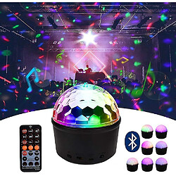 Universal Yh-Disco Party Party Disco Lights Music Light Effets LED avec haut-parleur Bluetooth et télécommande pour Disco Party (noir)