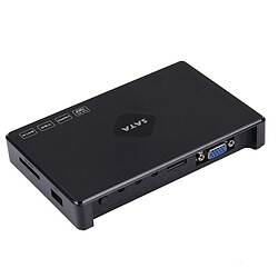 Lecteur Multimédia HD 1080P Vidéo Audio HDMI Support Cartes SD Mmc Noir - YONIS