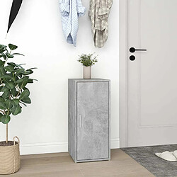 Avis vidaXL Armoire à chaussures Gris béton 32x35x70 cm Bois d’ingénierie