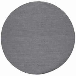 Venture Home Tapis en coton et laine gris clair Jaipur Diamètre 200 cm.