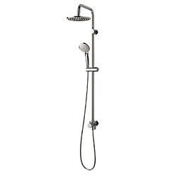 Ideal Standard - Colonne de douche avec douche de tête 200 mm + douchette manuelle 100 mm - IDEALRAIN