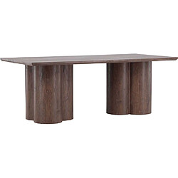 Venture Home Table de repas 100 x 210 cm Olivia mocca. Table de repas 100 x 210 cm Olivia mocca