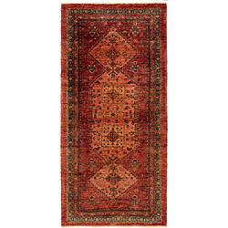 Vidal Tapis de couloir en laine 185x88 rouge Kashkuli