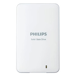 Disque SSD Externe Philips 480 Go Blanc laqué PHILIPS SSD EXTERNE 480 GO PIANO WHITE