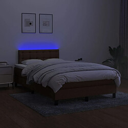 Acheter Sommier à lattes,Cadre à lattes de lit pour Adulte matelas et LED Marron foncé 120x200 cm -MN54162