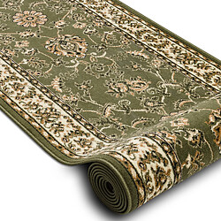 RUGSX TAPIS DE COULOIR BCF MORAD Klasyk classique olive verte 70 cm 70x300 cm