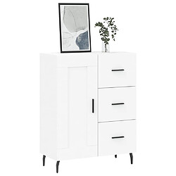 Avis Maison Chic Buffet,Meuble de Rangement,commode pour salon,Cuisine blanc 69,5x34x90 cm bois d'ingénierie -MN70137