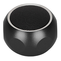 ComfortXL Mini enceinte bluetooth portable mignonne avec lanière pour la douche, le vélo, la voiture et les déplacements - noir 