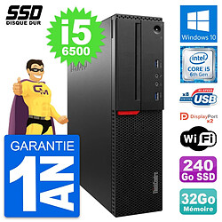 PC Lenovo ThinkCentre M800 SFF Intel i5-6500 RAM 32Go SSD 240Go Windows 10 Wifi · Occasion 