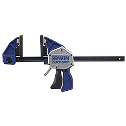 IRWIN Serre-joints une main Quick Grip XP envergure 1250 mm col de cygne 92 mm écartem