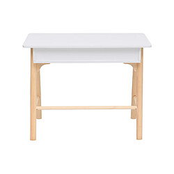 Mobili Rebecca Bureau pour enfants Rebecca Mobili Meryta 70x90x50 MDF Pin Blanc Marron pas cher