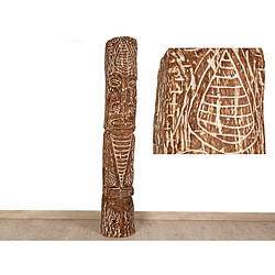 Sculpture Romimex Naturel Bois de Java 30 x 180 x 35 cm Tribal