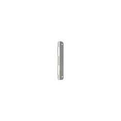 SACHSISCHE SCHLOSSFABRIK Plaque d'angle porte serrure 170mmDIN R+L 20mm rd.Nickel-si 