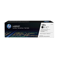 HP Lot de 2 toners authentiques noir haute capacité LaserJet 131X