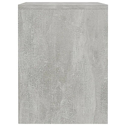 Acheter vidaXL Tables de chevet 2 pcs Gris béton 40x30x40 cm Bois d'ingénierie