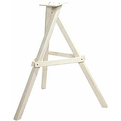 Luxus-Vogelhaus 47300e Piquet à 3 pieds pour mangeoire Blanc En bois de pin laqué 60 x 60 x 90 cm