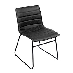 Urban Living Chaise style moderne - Noir