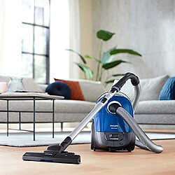 Philips Aspirateur avec sac de 3L 900W bleu noir